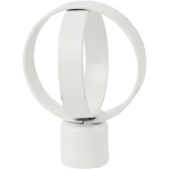 Embout tringle à rideau Ø20mm métal forme anneau blanc mat x2 < Gifi Discount