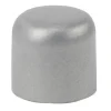 Embout tringle à rideau Ø16 mm métal forme arrondie gris mat x2