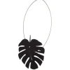 Embrasse aimantée feuille de palmier métal noir < Gifi Best
