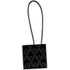 Embrasse aimantée forme carrée noire