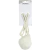 Embrasse corde et pompon effet fourrure
