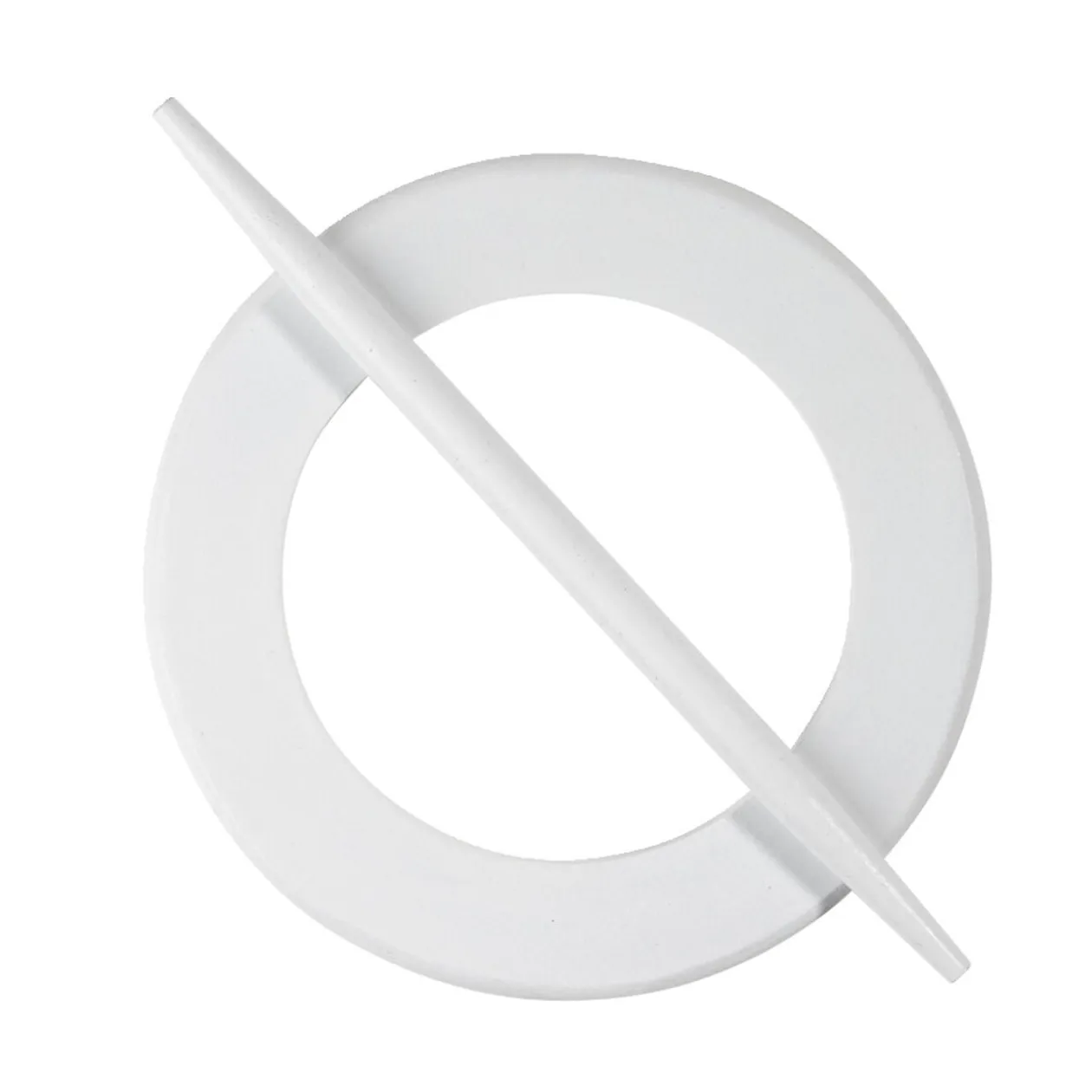 Embrasse pour rideau ronde en bois noir ou blanc Ø14cm (2 modèles)