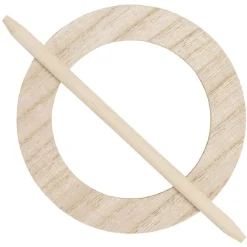 Embrasse ronde bois naturel