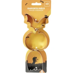 Emporte pièce décor Halloween inox x3 < Gifi Discount