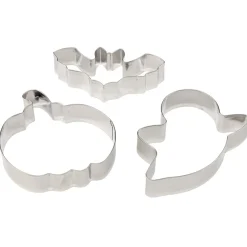 Emporte-pièces x3 chauve-souris fantôme et citrouille inox gris < Gifi Sale