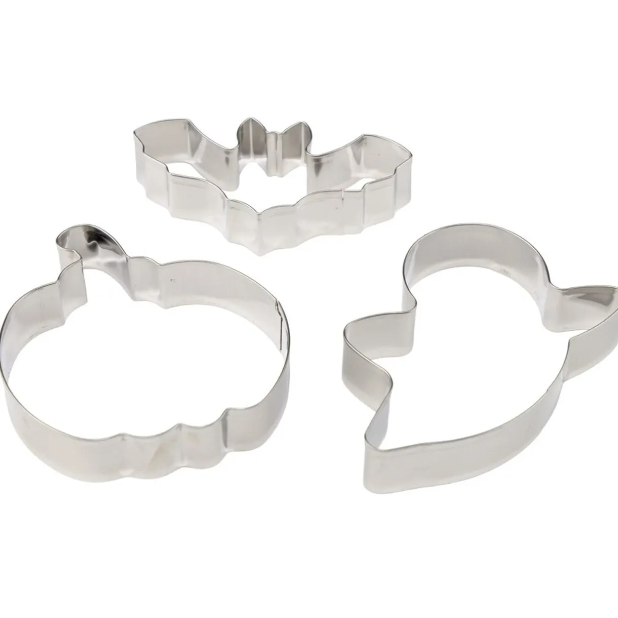 Emporte-pièces x3 chauve-souris fantôme et citrouille inox gris < Gifi Sale