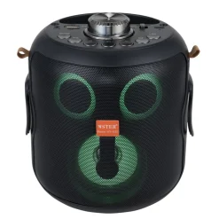 Enceinte karaoké bluetooth avec micro x2 lumineuse Homday H149cm 15W < Gifi Clearance