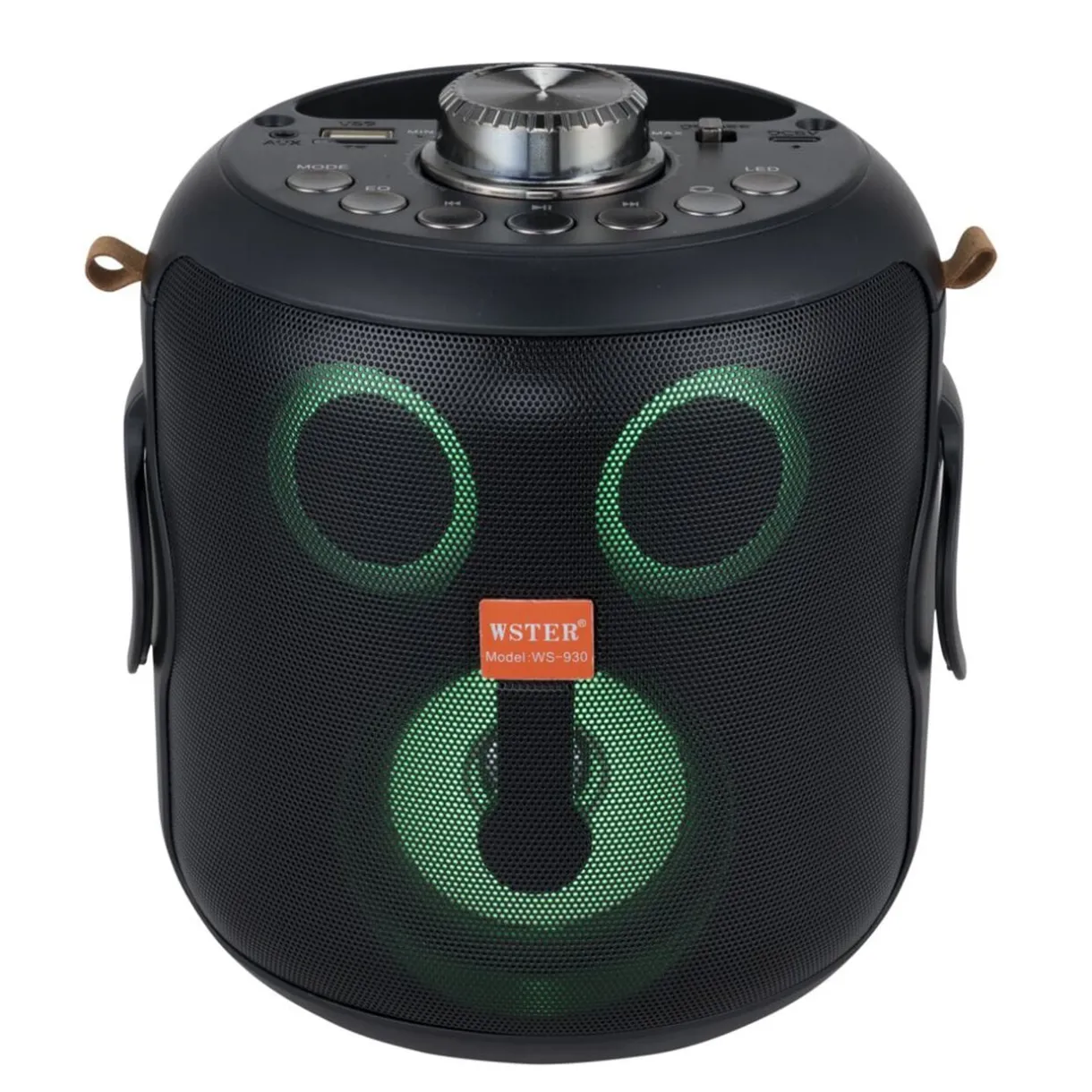 Enceinte karaoké bluetooth avec micro x2 lumineuse Homday H149cm 15W < Gifi Clearance