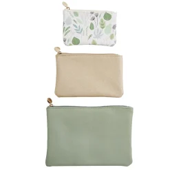 Ensemble de 3 pochettes plates assorties - 2 modèles