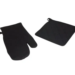 Ensemble gant et manique coton noir < Gifi Hot