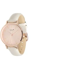 Ensemble montre et bracelet femme rose gold et beige < Gifi Hot