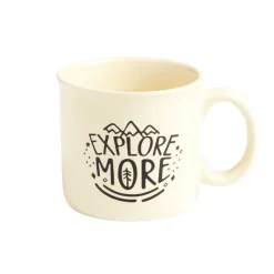 Ensemble mug 450ml faïence avec bonnet à pompon marron < Gifi Discount