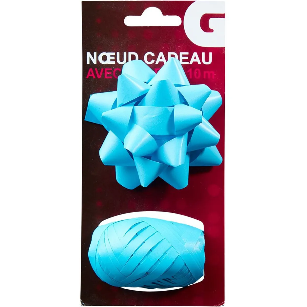 Ensemble noeud et bolduc bleu < Gifi Clearance