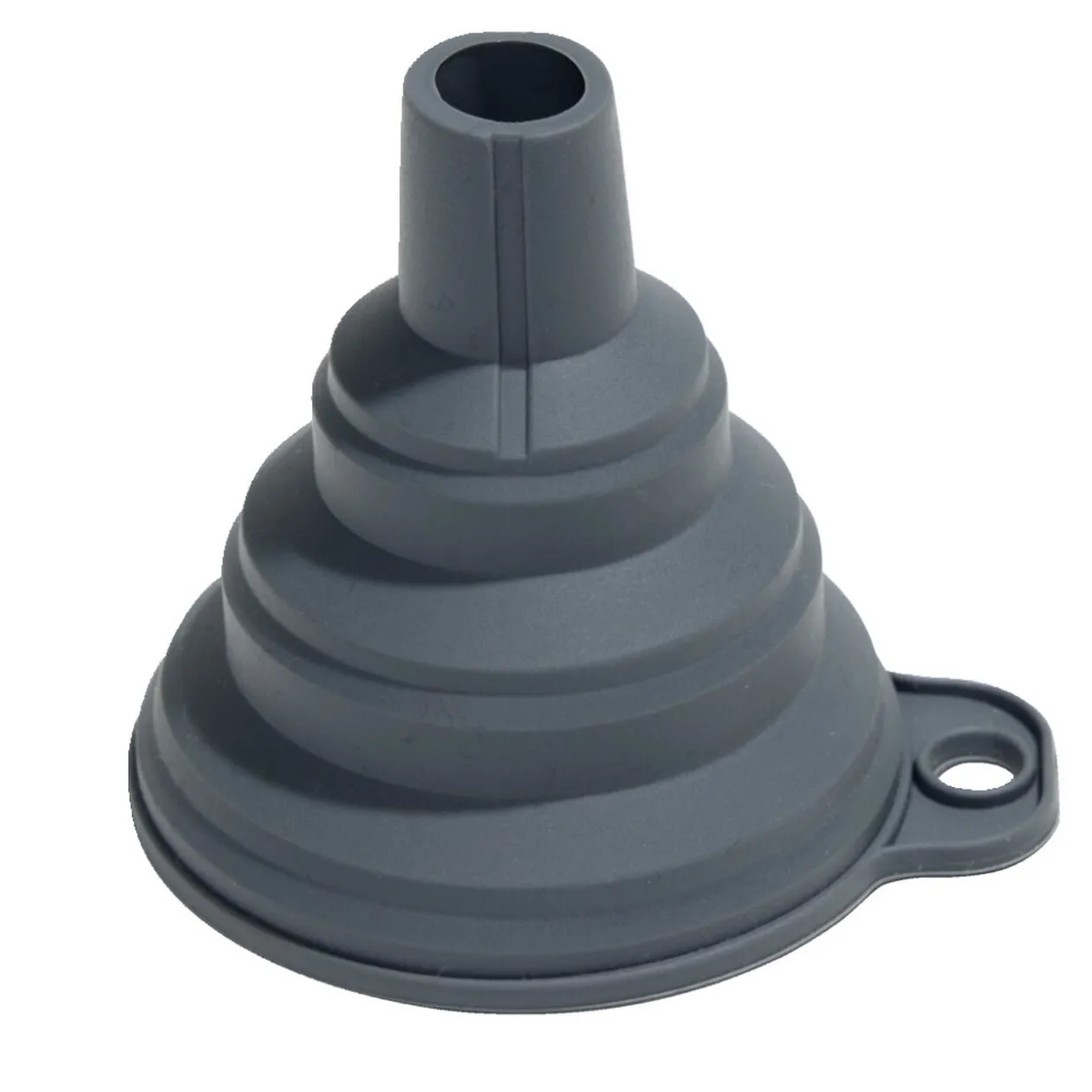 Entonnoir rétractable silicone gris