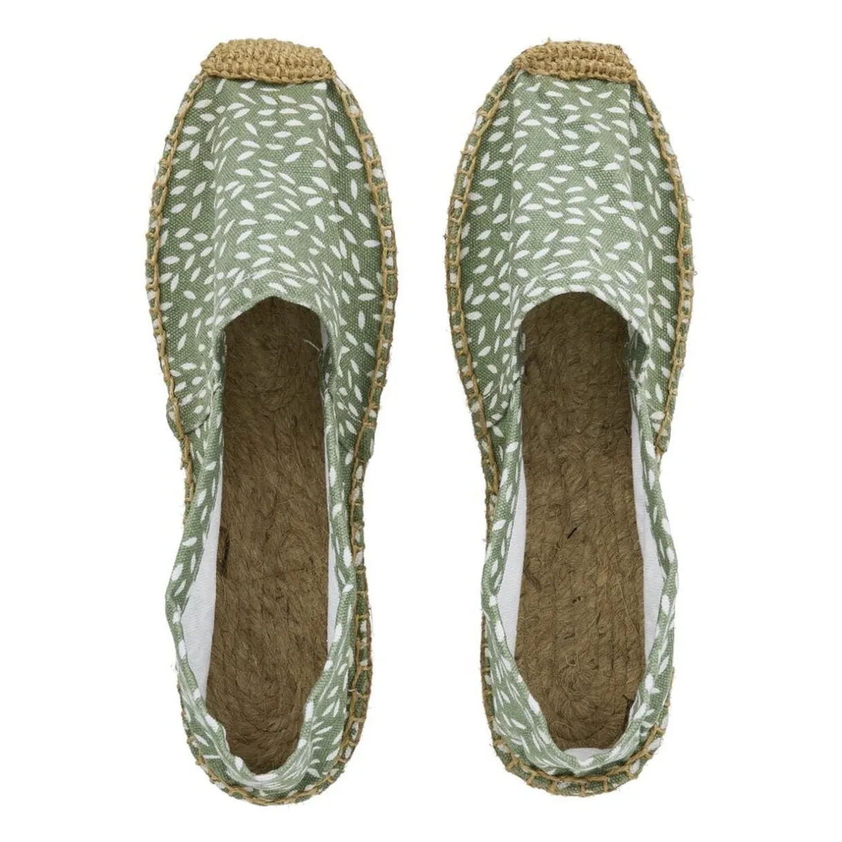 Espadrilles Femme imprimé vert et blanc T36/40 < Gifi New
