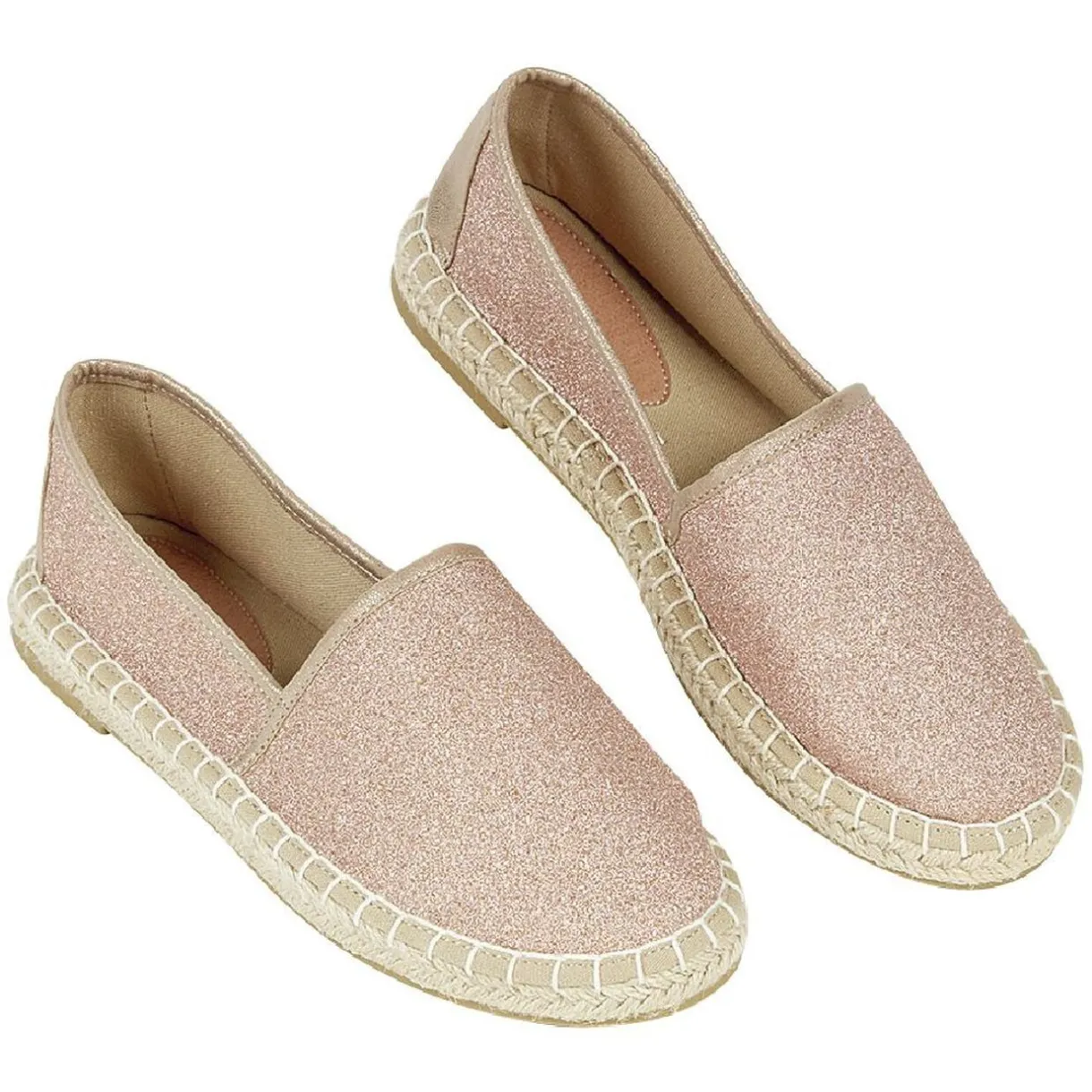 Espadrilles Femme rose pailleté T36/40 < Gifi Sale