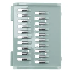Essoreuse à salade et mandoline 2en1 plastique bleu 7 pièces Ø22,5xH13cm < Gifi Clearance