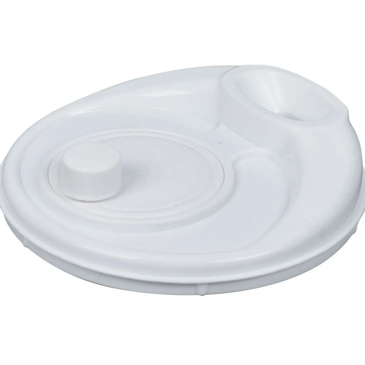Essoreuse à salade plastique blanc 4,5l