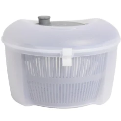 Essoreuse à salade plastique gris Ø24xH16cm < Gifi Sale