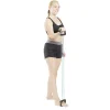 Extenseur fitness avec 3 sangles de musculation L76cm