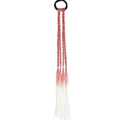 Extension élastique à cheveux avec tresses en nylon L41cm - 3 modèles