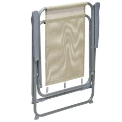 Fauteuil de camping pliant métal et textilène beige < Gifi Sale