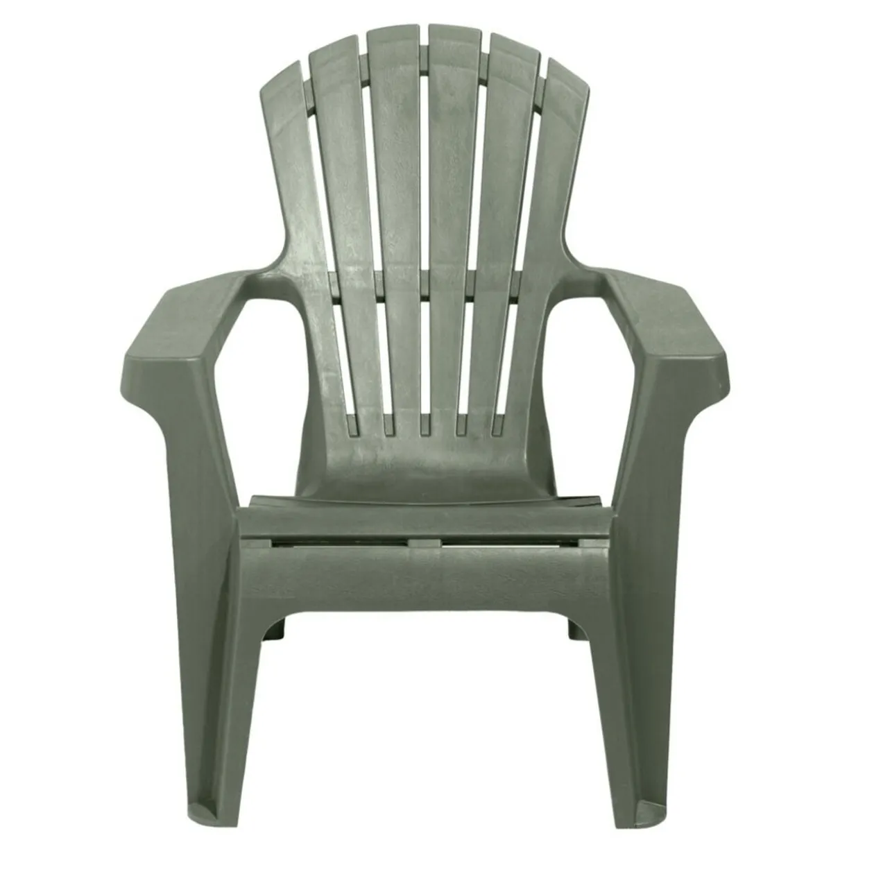Fauteuil de jardin relax plastique vert 75x86xH86cm
