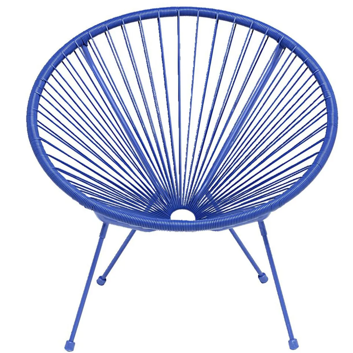 Fauteuil de jardin Urban filaire bleu 85xP72xH83cm < Gifi Online