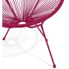 Fauteuil de jardin Urban filaire rouge 85x72xH83cm < Gifi New