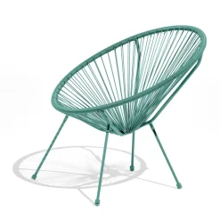 Fauteuil de jardin Urban filaire bleu 85xH83x72cm < Gifi