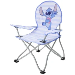 Fauteuil pêcheur enfant pliable Stitch métal et polyester bleu 59x39xH62cm < Gifi Online
