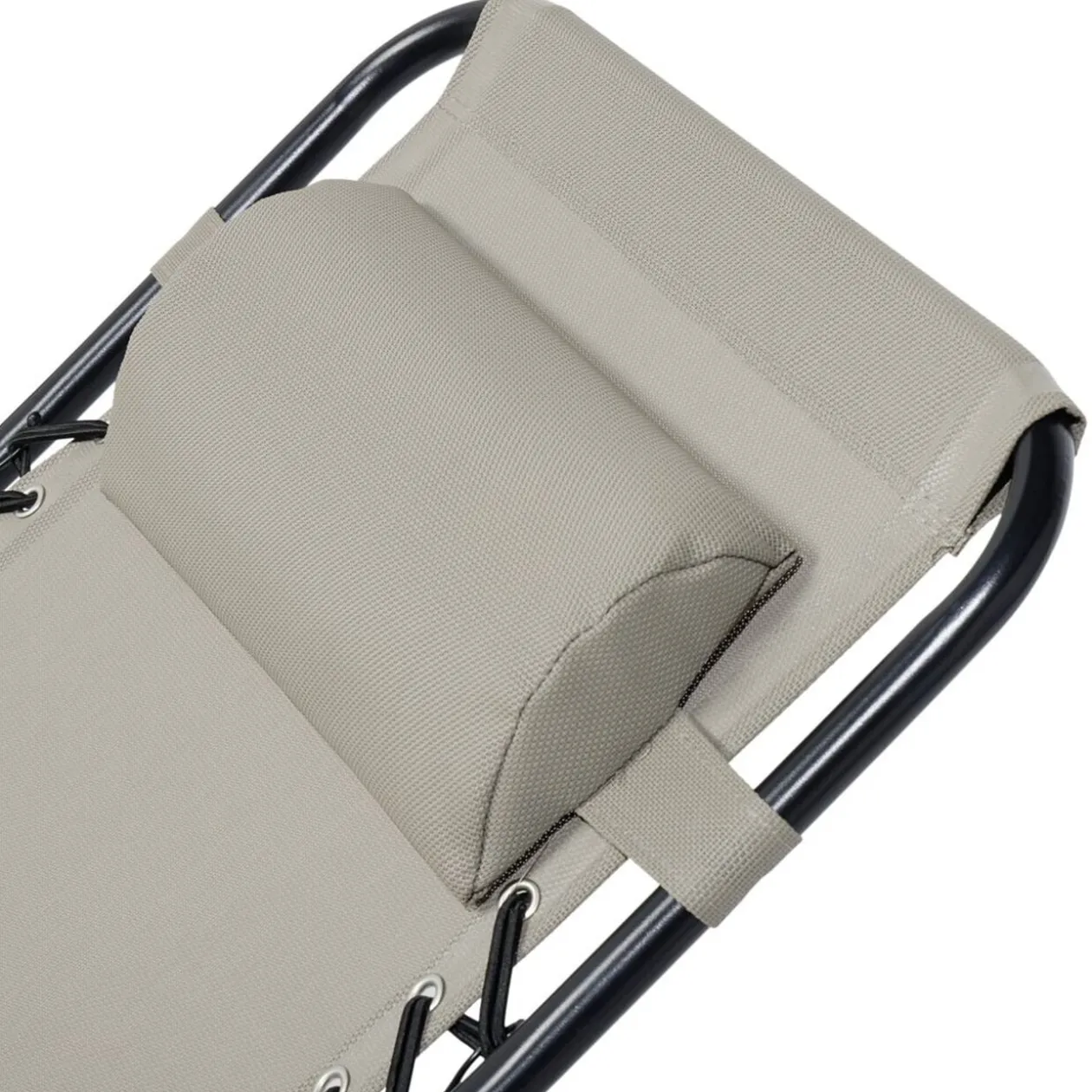 Fauteuil relax inclinable avec têtière bleu