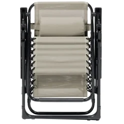 Fauteuil relax inclinable avec têtière bleu