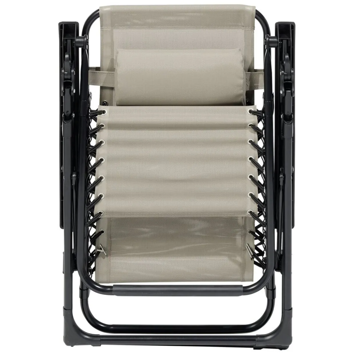 Fauteuil relax inclinable avec têtière bleu