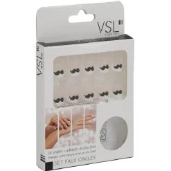 Faux ongle moustache x24 < Gifi Outlet