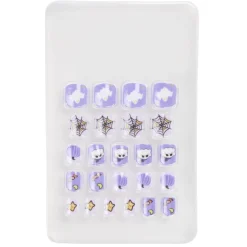 Faux ongles enfant fille x24 motif Halloween (2 modèles) < Gifi New