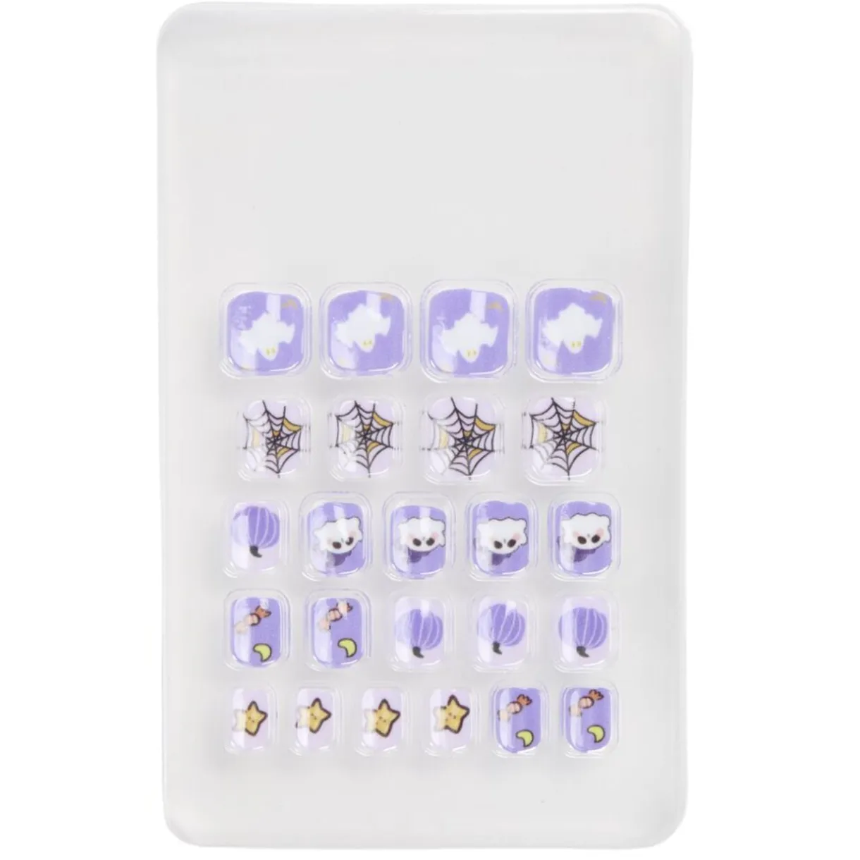 Faux ongles enfant fille x24 motif Halloween (2 modèles) < Gifi New