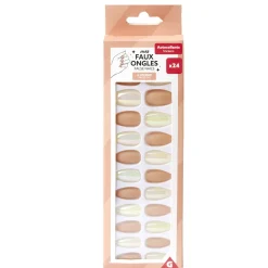 Faux ongles x24 adhésifs < Gifi Online