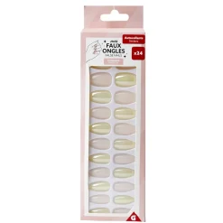 Faux ongles x24 adhésifs < Gifi Online