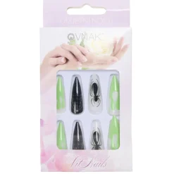 Faux ongles x24 Halloween femme pointus et phosphorescent (2 modèles) < Gifi Hot