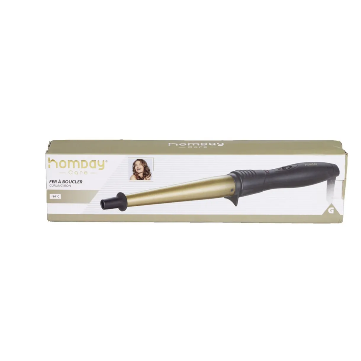 Fer à boucler pour cheveux 180°C Homday < Gifi Outlet