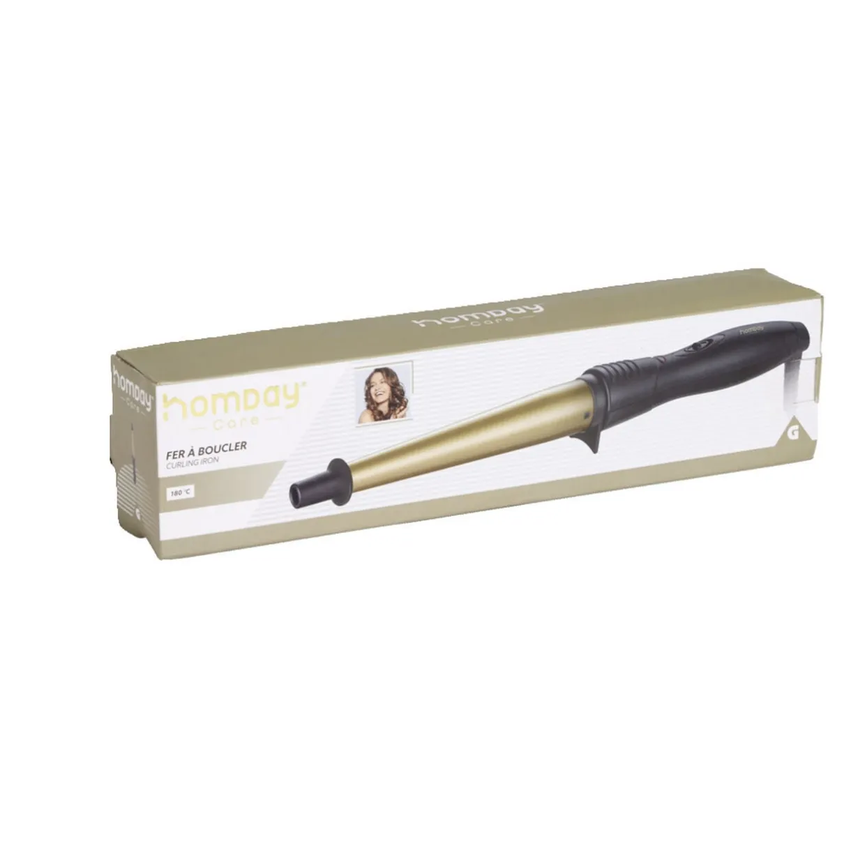 Fer à boucler pour cheveux 180°C Homday < Gifi Outlet
