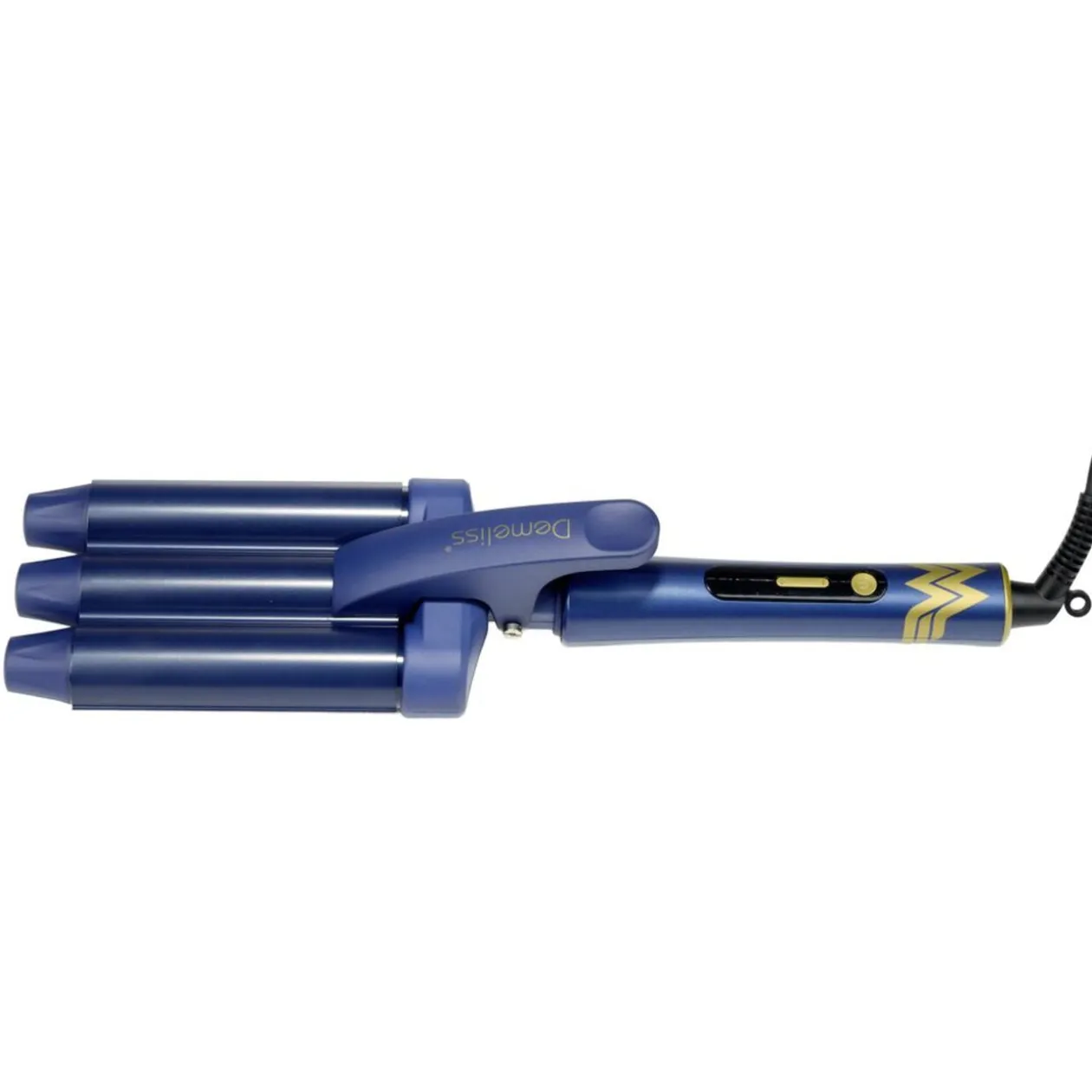 Fer à onduler Wonder Woman céramique plastique bleu 15x38cm