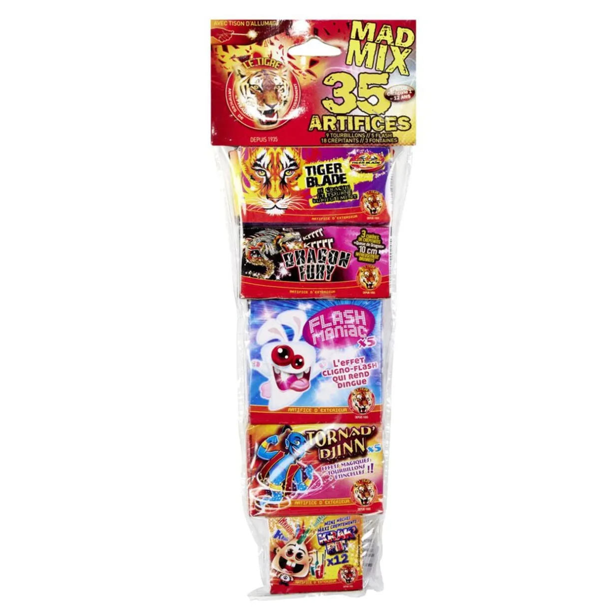 Feu d'artifice mix 35 pièces < Gifi Online