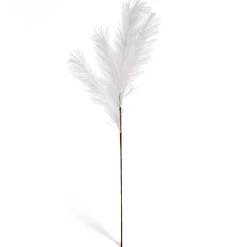 Feuillage artificiel herbe de la pampa blanc H91cm