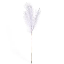 Feuillage artificiel herbe de la pampa blanc H91cm