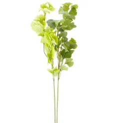 Feuillage artificiel tige gingko vert H83cm