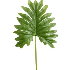 Feuille artificielle philodendron vert L81cm