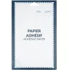 Feuille de papier adhésif x20 format A4 blanc 21x29,7cm < Gifi