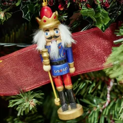 Figurine Casse-Noisette Noël en bois à poser 6x5xH18cm (3 modèles)